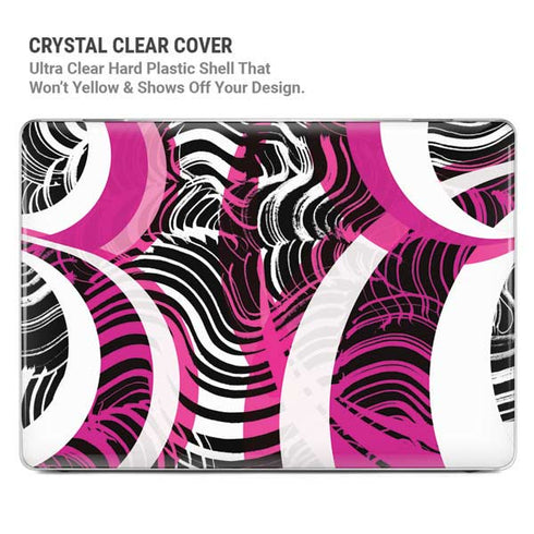 Pink and White Hipster MacBook Pro 14in (2021-24) Case plus Skin